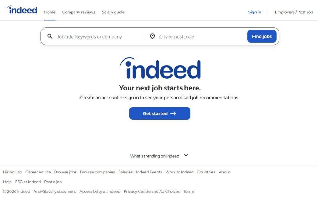 Indeed.co.uk - Global Job Portal