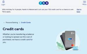 TSB - UK Bank - Credit Cards