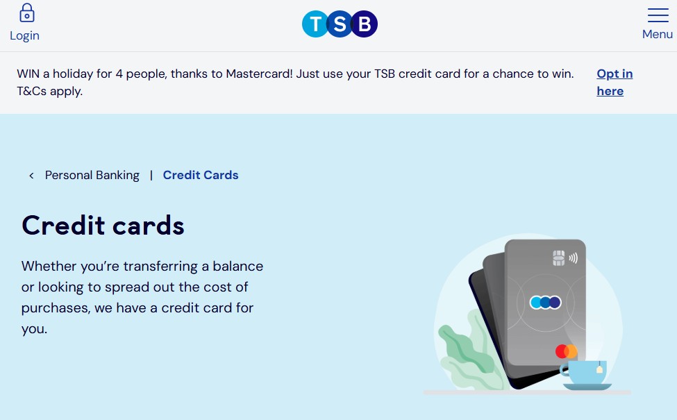 TSB - UK Bank - Credit Cards